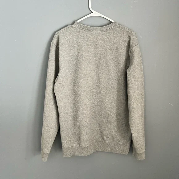 Patagonia Uprisal Crew Sweatshirt Mens Size L Jackson Hole Buffalo Logo Gray - Picture 4 of 5